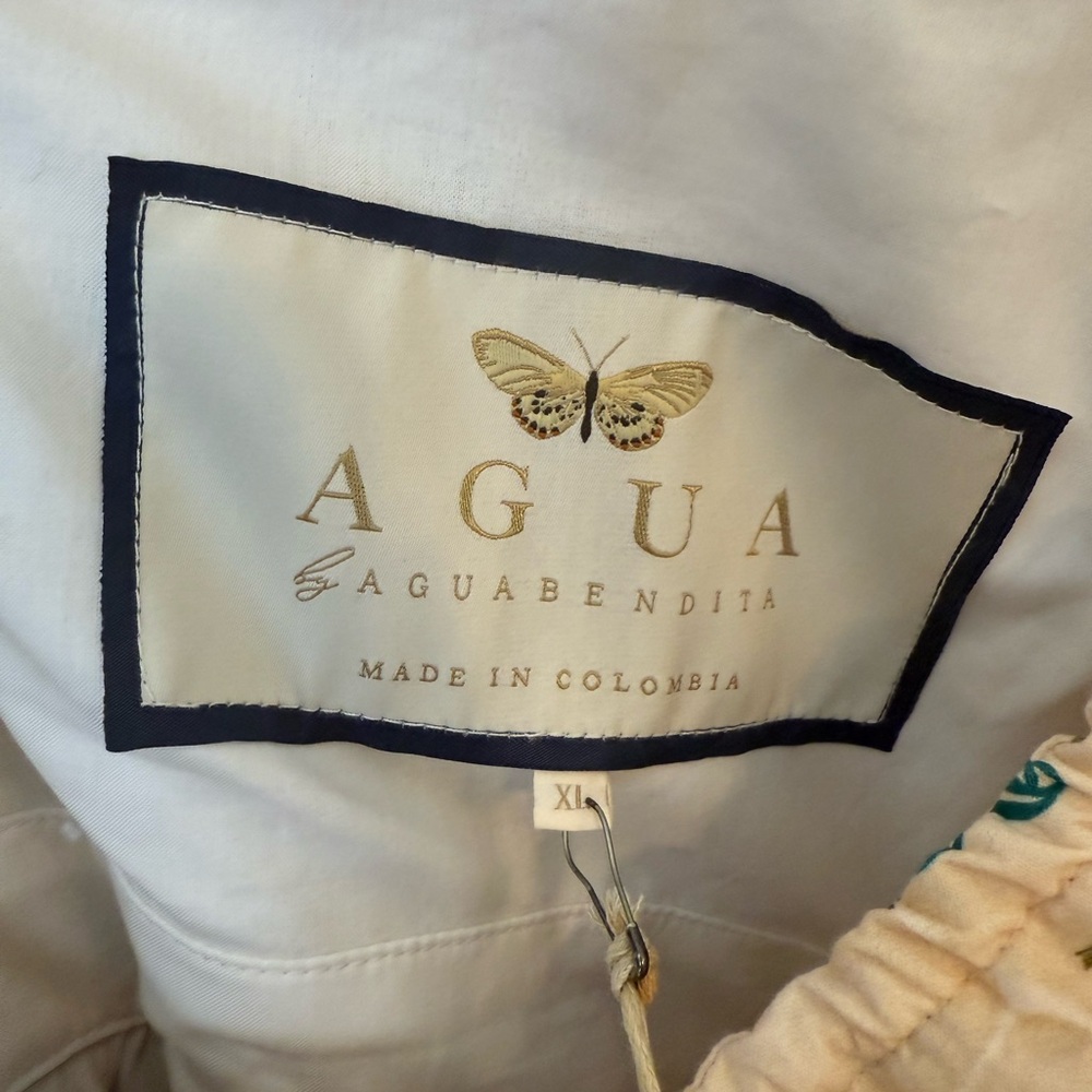 Agua by Agua Bendita Beige Floral Mini Dress - Picture 4 of 5